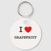Ik hou van GRAPEFRUIT ( eten ) Sleutelhanger (Voorkant)