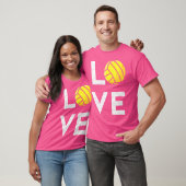 Ik hou van grappig volleybal t-shirt (Unisex)