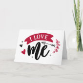 Ik hou van grappige antivalentijnsdag feestdagen kaart (Voorkant)