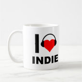 Ik Hou van Grappige Indie Mok (Links)