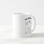 Ik hou van grappige katten. Perfect voor kattenlie Koffiemok (Voorkant rechts)