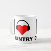 Ik hou van grappige landmug koffiemok (Voorkant links)