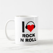 Ik hou van grappige rock mok (Links)