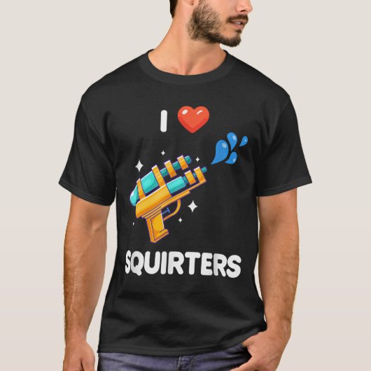 Ik hou van grappige Squirters T-shirt (Voorkant)
