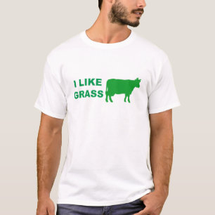 Ik hou van gras t-shirt
