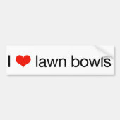 Ik hou van grasschalen bumpersticker (Voorkant)