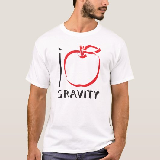 Ik hou van GRAVITEIT T-shirt (Voorkant)