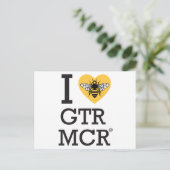 Ik hou van Greater Manchester Briefkaart (Staand voorkant)