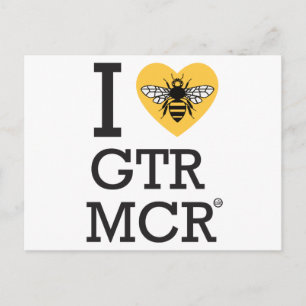 Ik hou van Greater Manchester Briefkaart