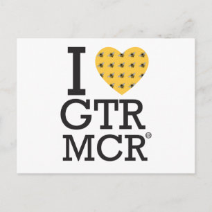 Ik hou van Greater Manchester/I hart GTR MCR Briefkaart