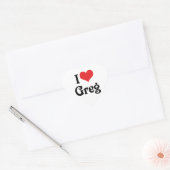 Ik hou van Greg Hart Sticker (Envelop)