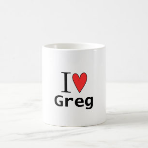 Ik hou van Greg Koffiemok
