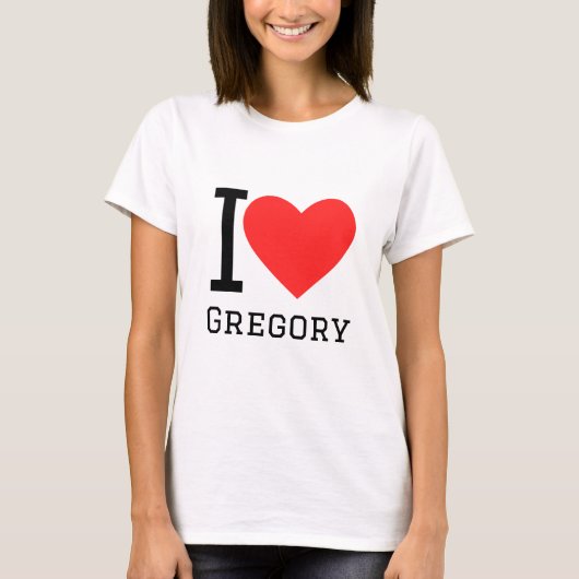 Ik hou van gregory t-shirt (Voorkant)