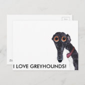 IK HOU VAN GREYHOUNDS! BRIEFKAART (Voorkant / Achterkant)
