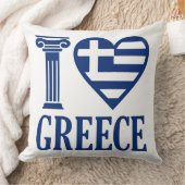 Ik hou van Griekenland Kussen (Deken)