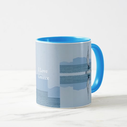 Ik hou van Griekenland Mok (Voorkant rechts)