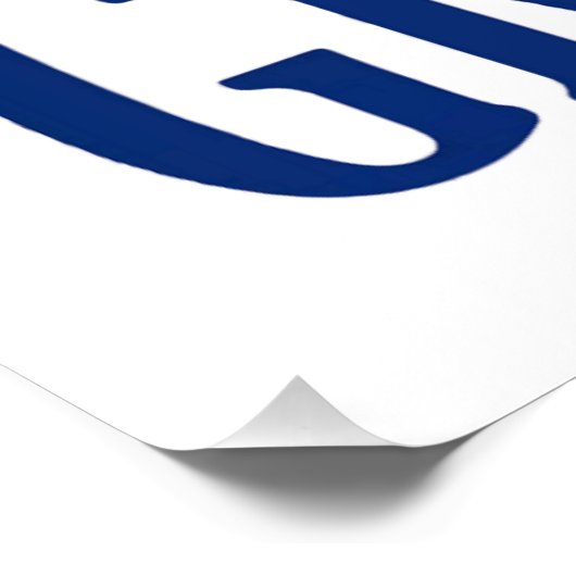 Ik hou van Griekenland Perfect Poster (Hoek)