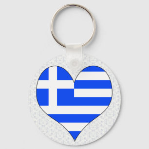Ik hou van Griekenland Sleutelhanger