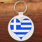 Ik hou van Griekenland Sleutelhanger (Voorkant)