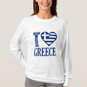 Ik hou van Griekenland T-shirt