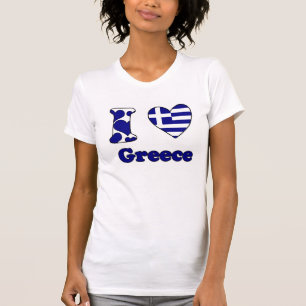 Ik hou van Griekenland T-shirt