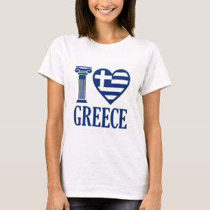 Ik hou van Griekenland T-shirt