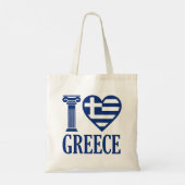 Ik hou van Griekenland Tote Bag (Achterkant)