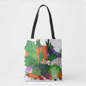 Ik hou van groenten tote bag (Voorkant)