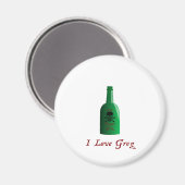 Ik hou van Grog! Magneet (Voorkant / Achterkant)