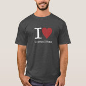 Ik hou van grondstoffen t-shirt (Voorkant)