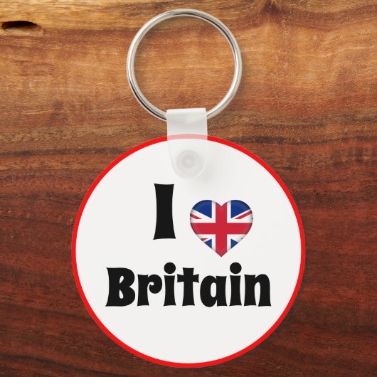Ik hou van Groot-Brittannië en het Britse hart - r Sleutelhanger (Voorkant)