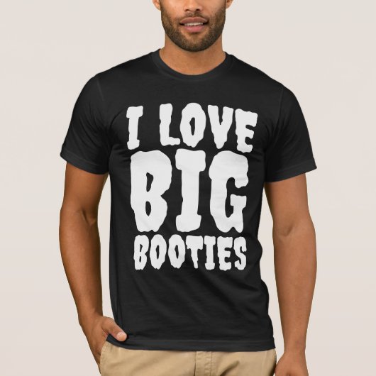 IK HOU VAN GROOTE BILLEN FUNSHEE MANNEN T-SHIRTS (Voorkant)