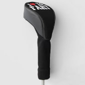 Ik Hou Van Groovy Winden Laten Golfheadcover (Schuin)