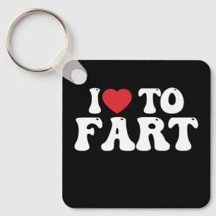 Ik Hou Van Groovy Winden Laten Sleutelhanger