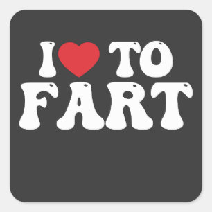 Ik Hou Van Groovy Winden Laten Vierkante Sticker