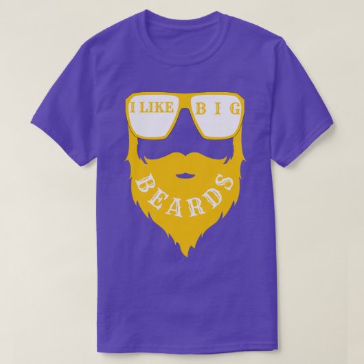 Ik hou van grote baarden 13 t-shirt (Design voorkant)