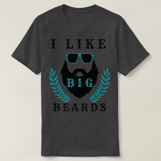 Ik hou van grote baarden 26 t-shirt (Design voorkant)