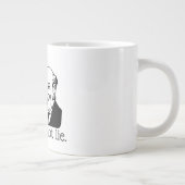 Ik hou van grote bekertjes mok (Rechts)