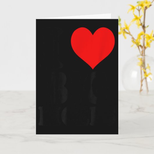 Ik hou van grote biceps kaart (Gele Bloem)