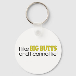 Ik Hou Van Grote Billen Sleutelhanger