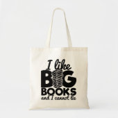 Ik hou van grote boeken en ik kan geen grappig Gez Tote Bag (Voorkant)