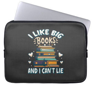 Ik hou van grote boeken en ik kan niet liegen grap laptop sleeve