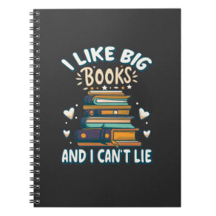Ik hou van grote boeken en ik kan niet liegen grap notitieboek