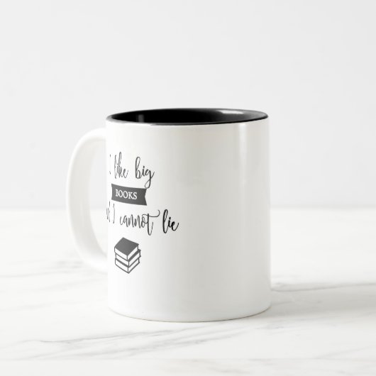 Ik hou van grote boeken, mok (Voorkant links)