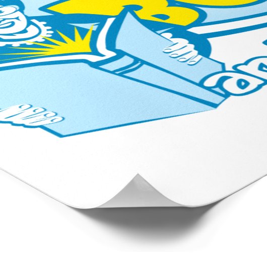 Ik hou van grote boeken poster (Hoek)