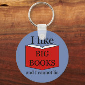Ik hou van grote boeken sleutelhanger (Voorkant)