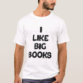 Ik hou van grote boeken t-shirt (Voorkant)