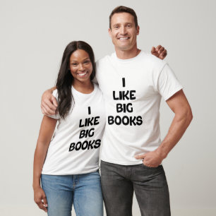 Ik hou van grote boeken t-shirt