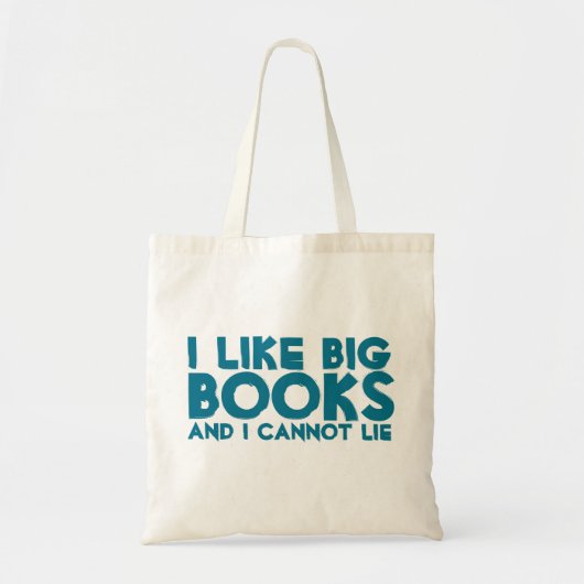 Ik hou van grote boeken tote bag (Voorkant)