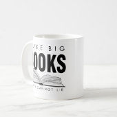 Ik hou van grote BOOKS (en ik kan niet liegen) Koffiemok (Voorkant links)